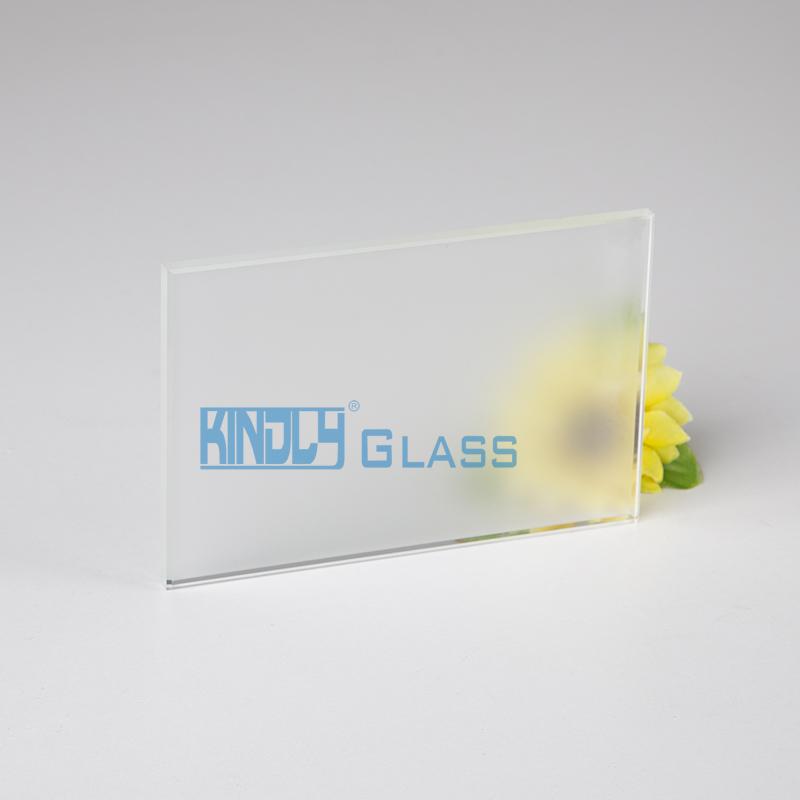 Vidrio ultra transparente grabado al ácido  8-12 mm sin huella digital